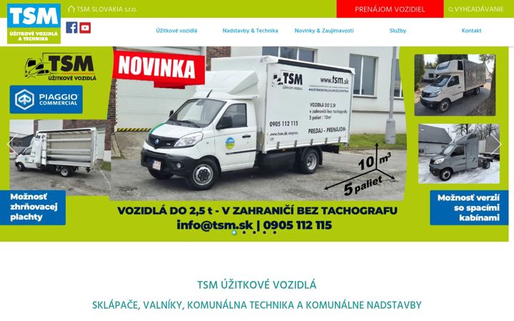 Screenshot of tsm.sk