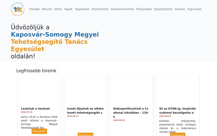 Screenshot of tste.hu