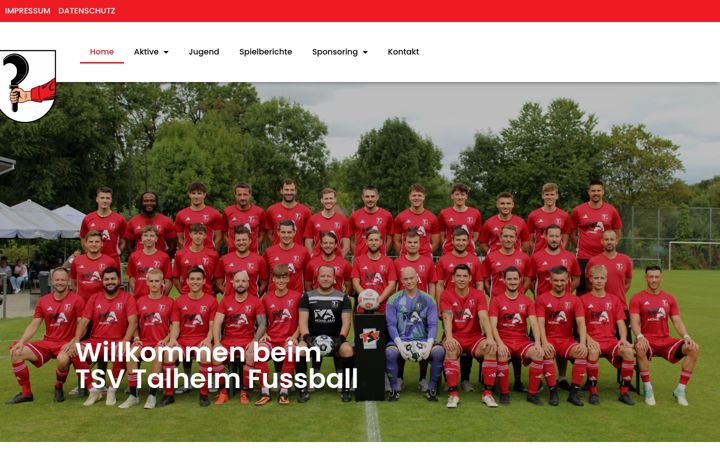 Screenshot von tsv-talheim-fussball.de