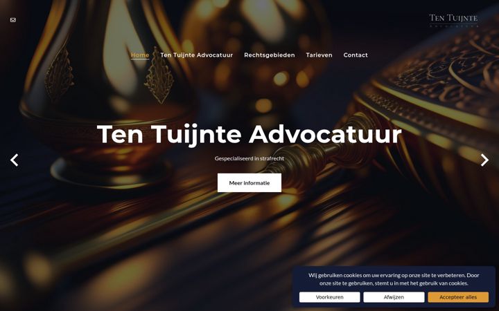 Ekrānuzņēmums no ttadvocatuur.nl