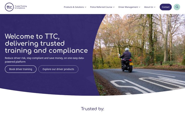 Snimka zaslona za ttc-uk.com
