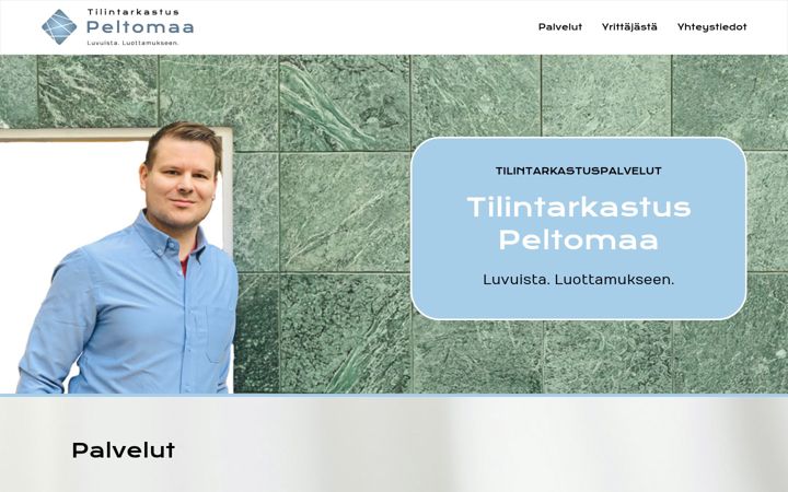 Screenshot di ttpeltomaa.fi