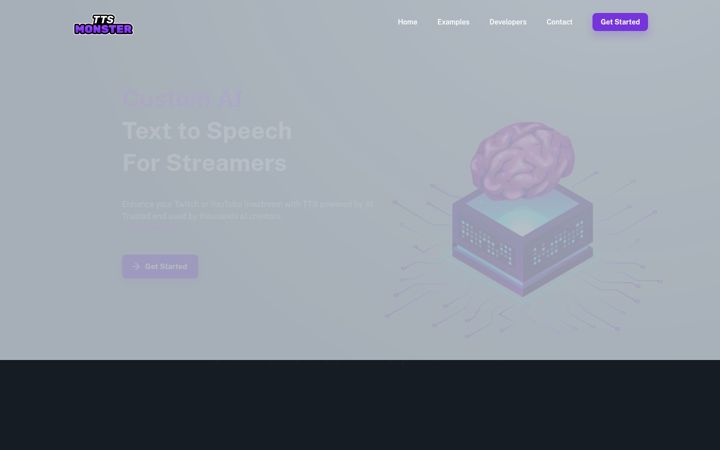 Screenshot of tts.monster