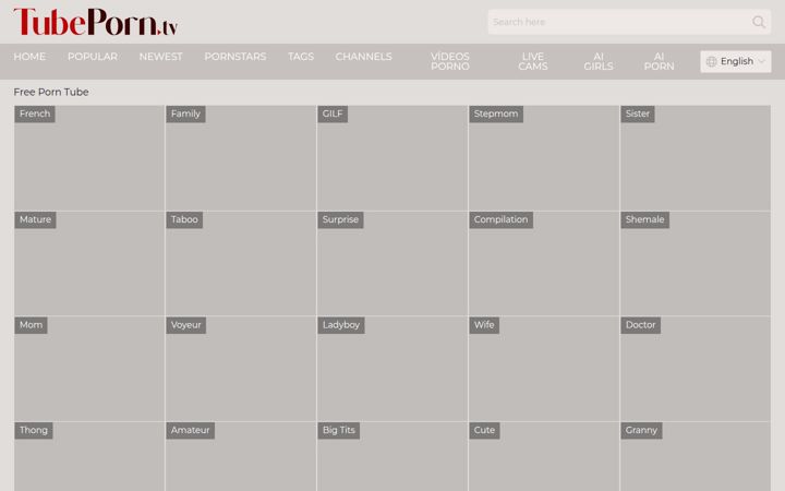 Screenshot of tubeporn.tv