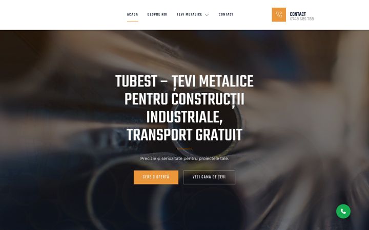 Screenshot van tubest.ro