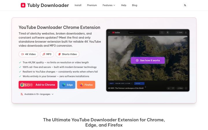 Screenshot of tubly.download
