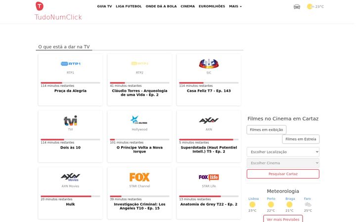 Screenshot of tudonumclick.com