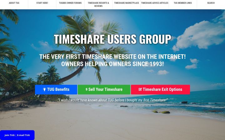 Screenshot of tug1.com