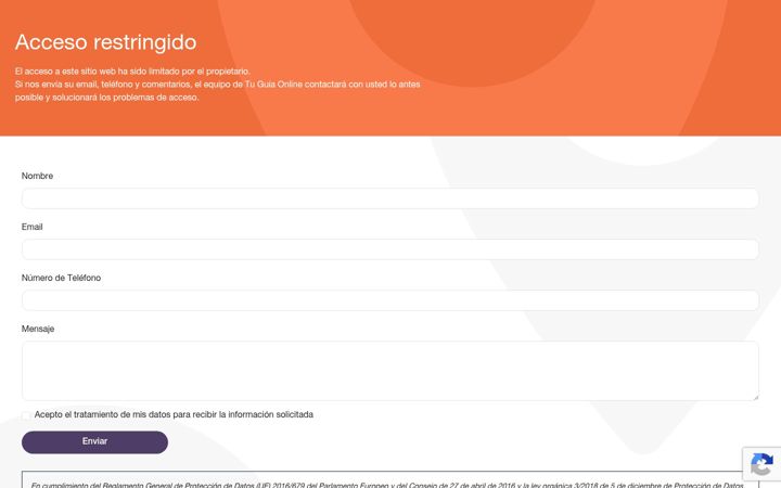 Screenshot di tuguiaonline.es