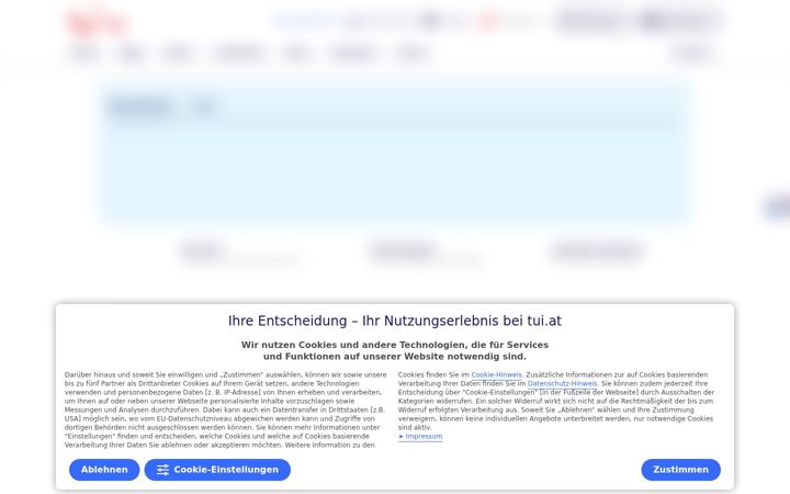Screenshot of tui.at
