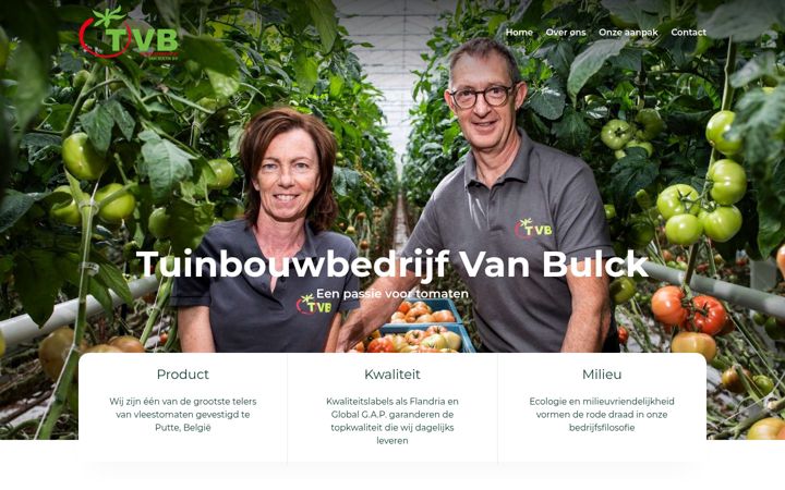 Screenshot ta' tuinbouwbedrijfvanbulck.be