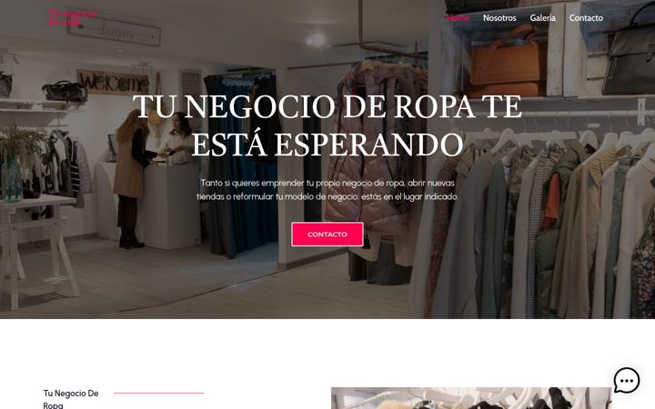 Screenshot of tunegocioderopa.com