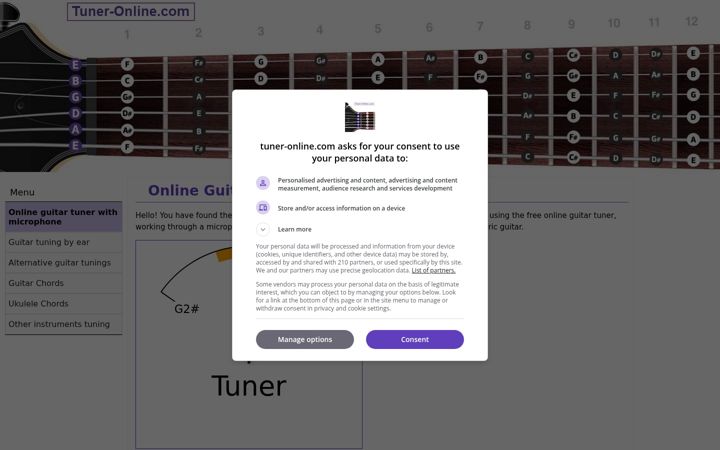 Screenshot of tuner-online.com