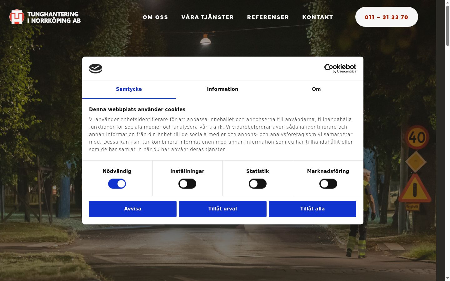 Sutikimo reklamjuostės, rodytos prieš bet kokią sąveiką, ekrano kopija