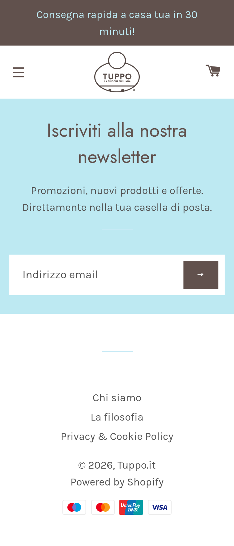 Mobile screenshot of Tuppo.it