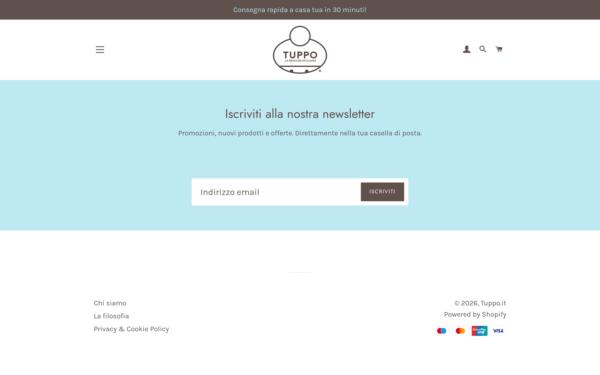 Screenshot von tuppo.it