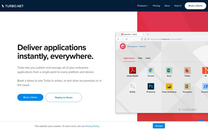 Screenshot di turbo.net