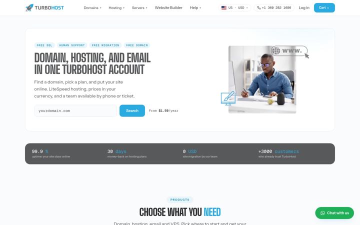 Screenshot of turbohost.co.mz