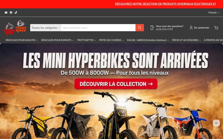 Snímek obrazovky turbokids.ca