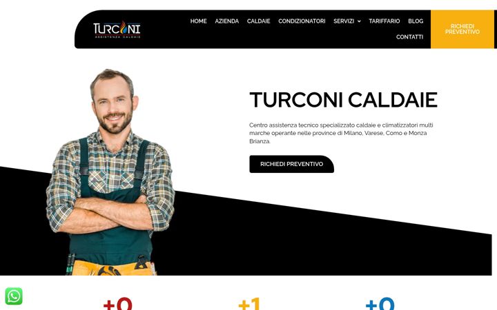 Captura de ecrã de turconicaldaie.it