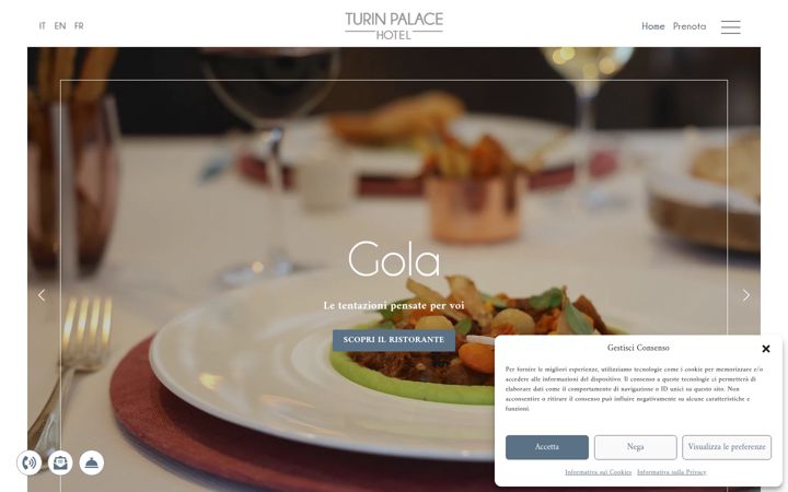 Capture d'écran de turinpalacehotel.com