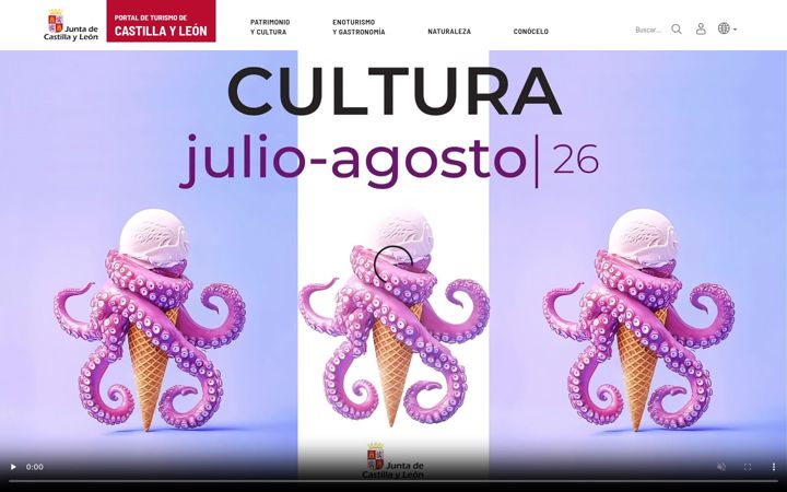 Screenshot of turismocastillayleon.com