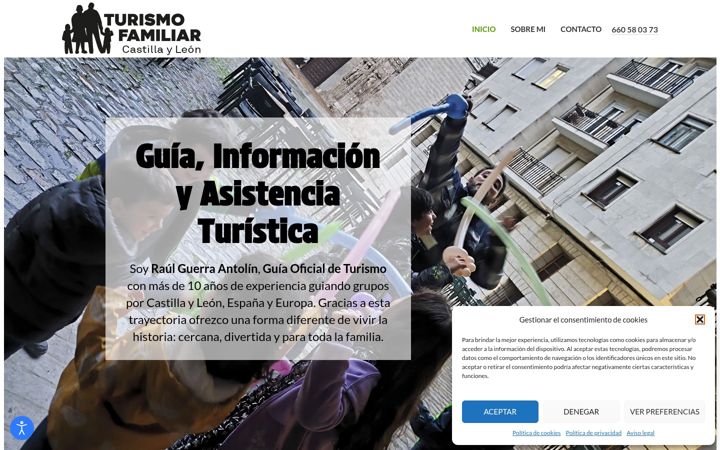 Screenshot of turismofamiliarcyl.com