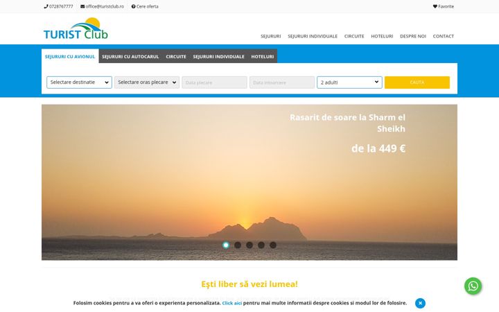 Screenshot of turistclub.eu