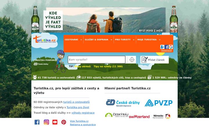 Zrzut ekranu turistika.cz
