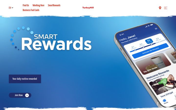 Screenshot of turkeyhillcstores.com