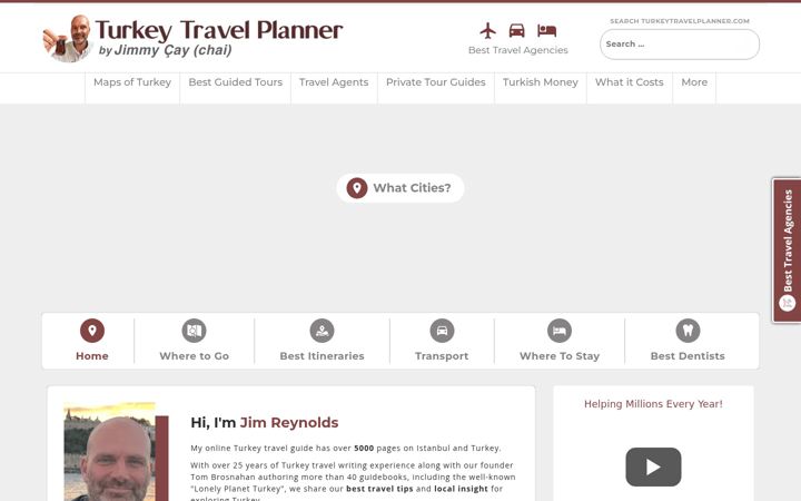 Screenshot von turkeytravelplanner.com