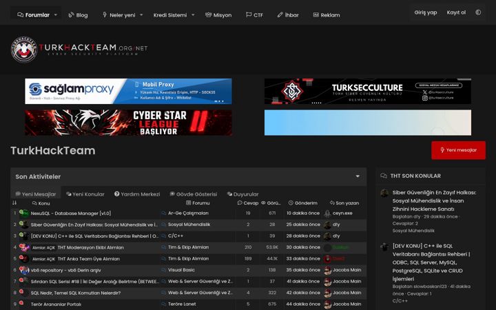 Screenshot of turkhackteam.org