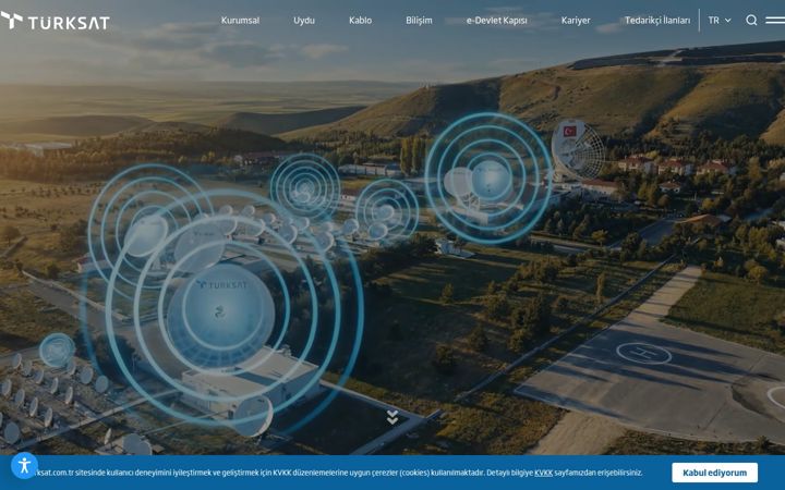 Screenshot of turksat.com.tr