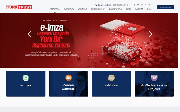 Screenshot of turktrust.com.tr