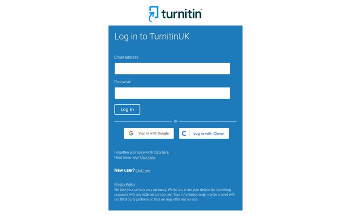 Screenshot of turnitinuk.com