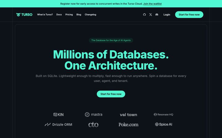 Screenshot of turso.tech