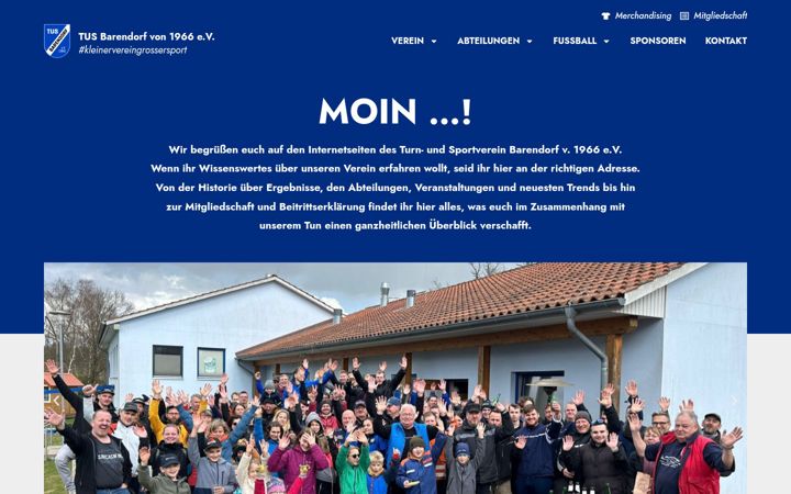 Skærmbillede af tus-barendorf.com