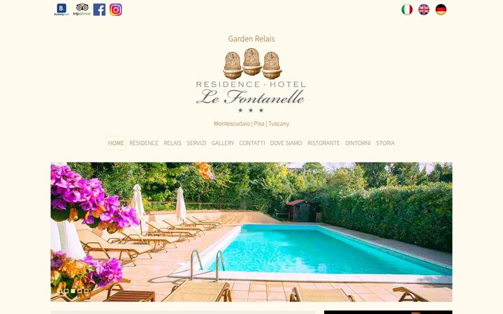 Posnetek zaslona tuscanyresidence.it