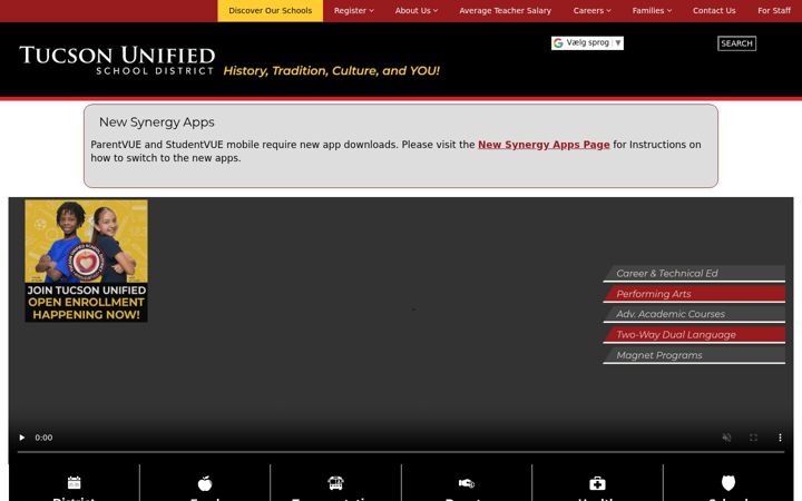 Screenshot of tusd1.org
