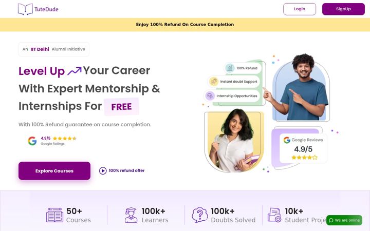 Screenshot of tutedude.com