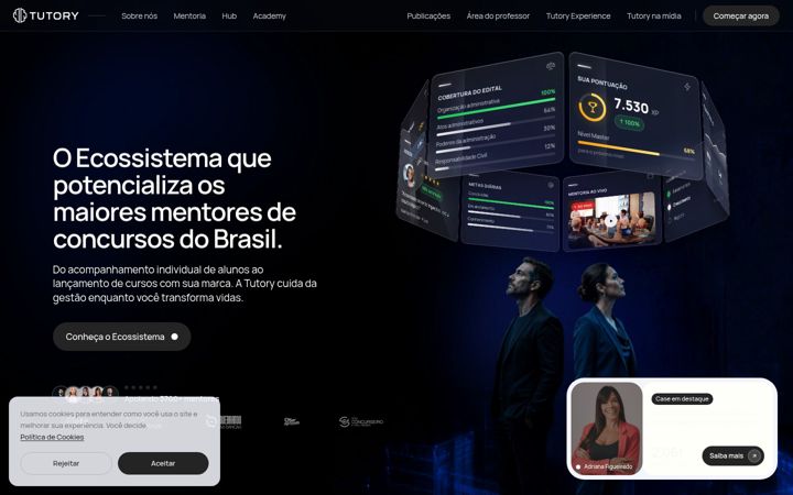 Screenshot of tutory.com.br