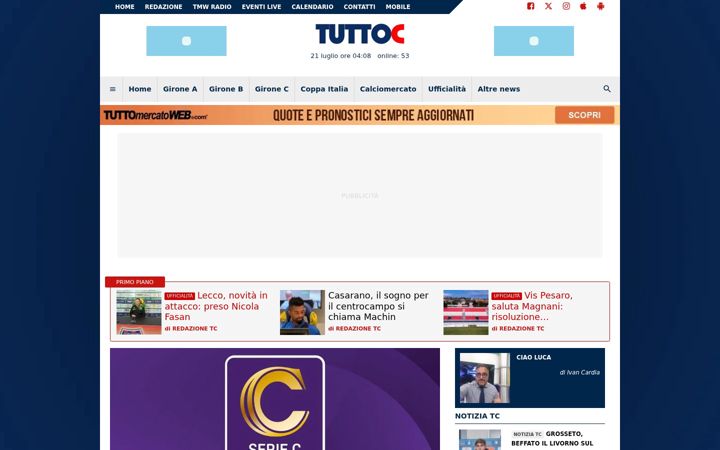 Screenshot of tuttoc.com