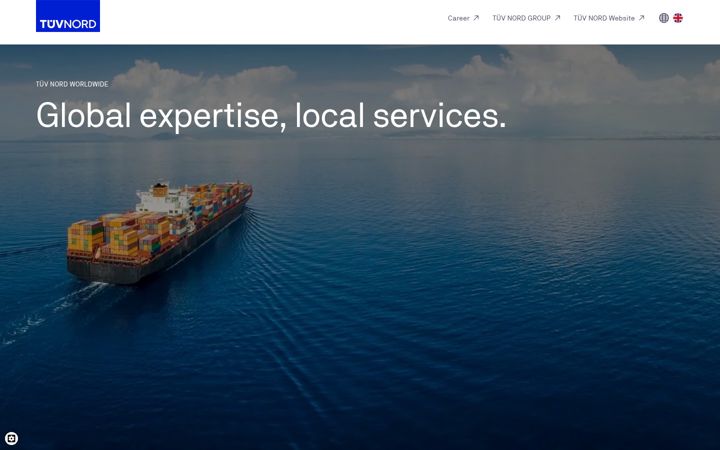 Screenshot of tuv-nord.com
