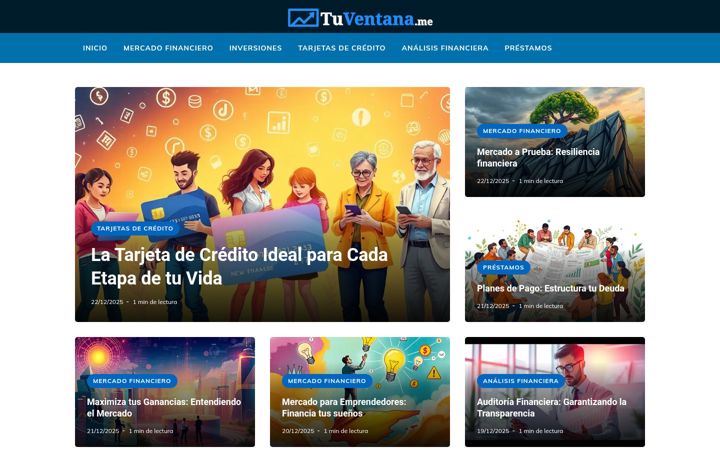 Screenshot of tuventana.me