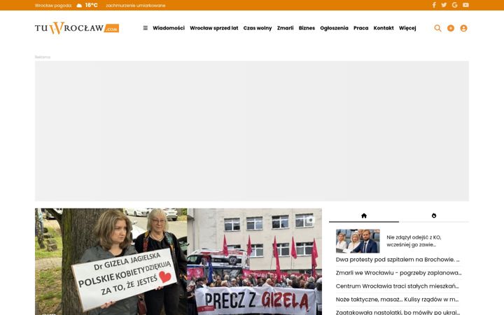 Screenshot of tuwroclaw.com