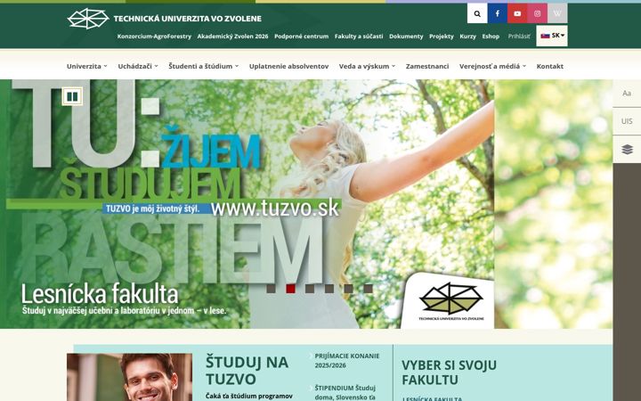 Screenshot of tuzvo.sk