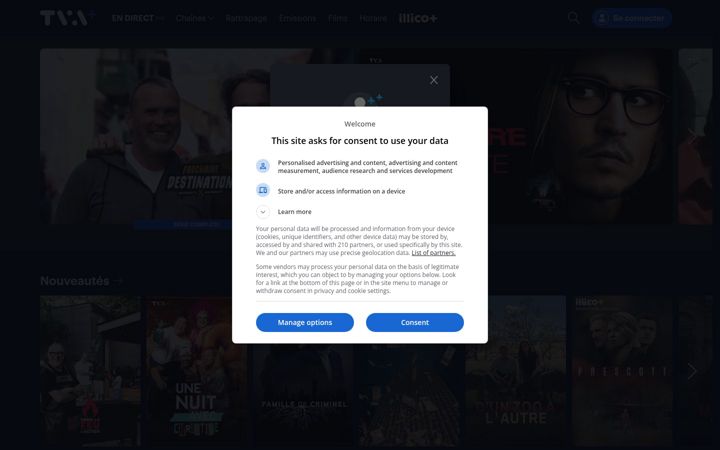 Screenshot of tvaplus.ca