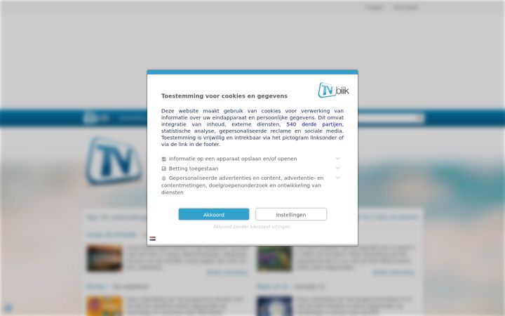 Snimka zaslona za tvblik.nl