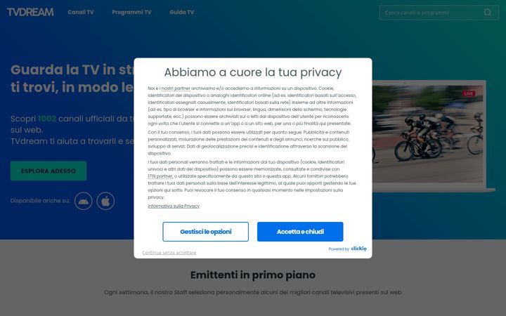 Zrzut ekranu tvdream.net