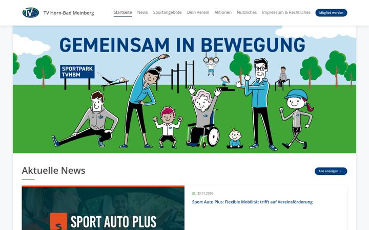 Screenshot of tvhbm.de